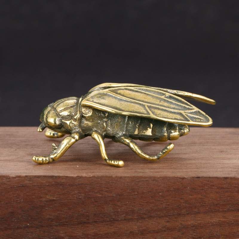Office Table Accessories Unique - 1 pc criativo latão cigarra ornamento