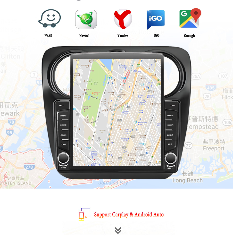 Tablet Danish Mobile & Accessories - 8G+128G Android 14 Para Renault Dokker