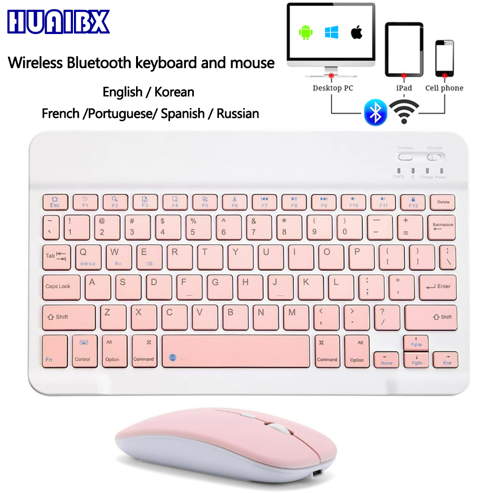 Tablet Accessories Kit - Mini teclado sem fio bluetooth de