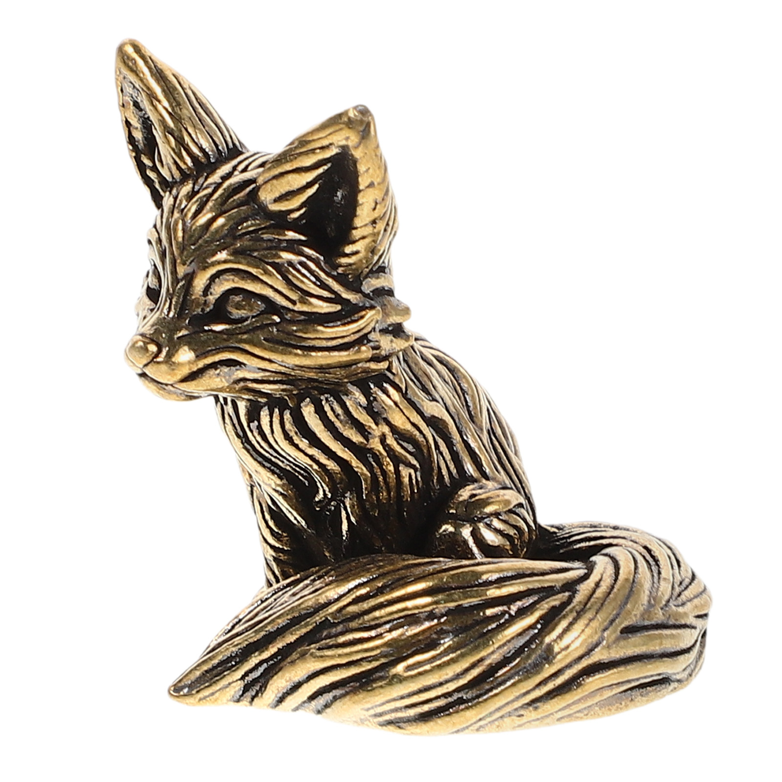 Office Table Accessories Unique - Ornamento Vintage de Raposa em Latão