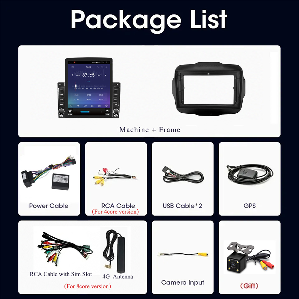 8g + 128g android 14 para jeep - Tablet Danish Mobile & Accessories avaliação e preço