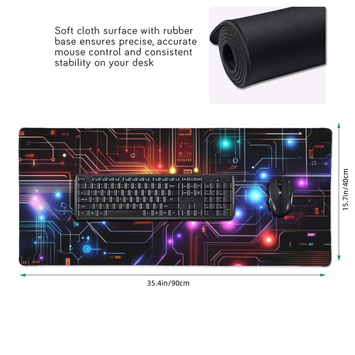 Mouse Pad Grande de Placa de C - Office Table Accessories Unique avaliação e preço