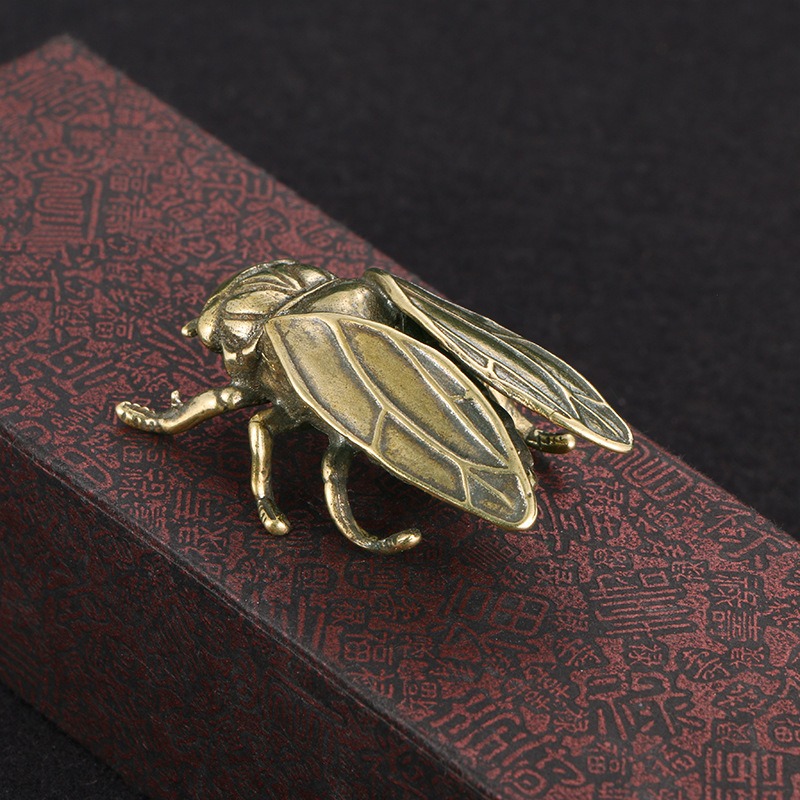 1 pc criativo latão cigarra or - Office Table Accessories Unique avaliação e preço