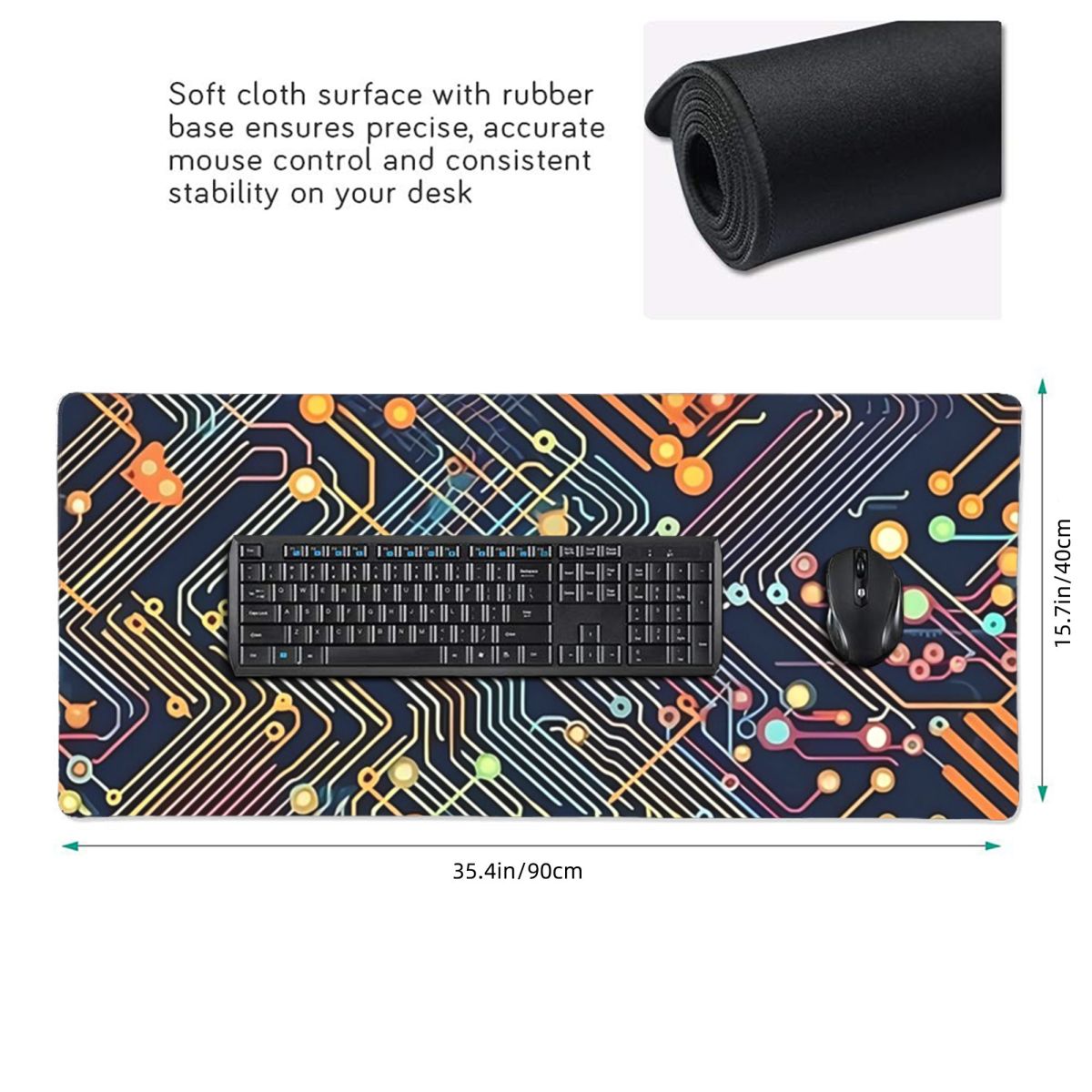 Mouse Pad Grande de Placa de C - Office Table Accessories Unique avaliação e preço