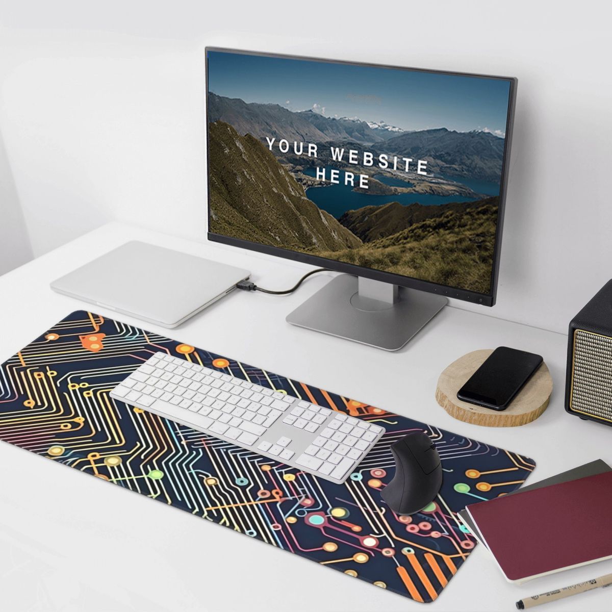 Mouse Pad Grande de Placa de C - Office Table Accessories Unique avaliação e preço
