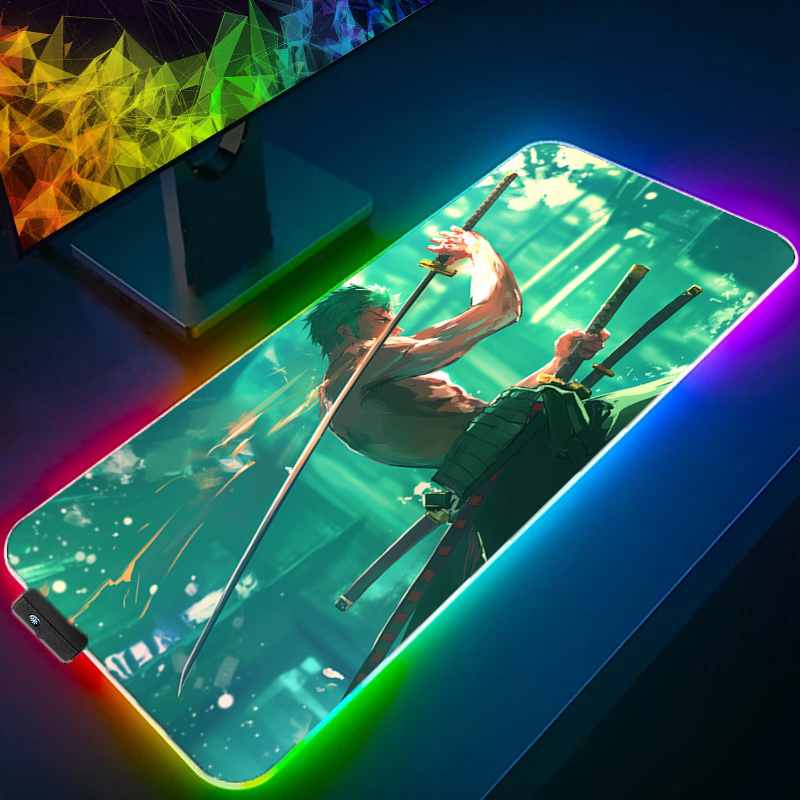 Uma peça zoro mouse pad rgb ac - Tablet With All Accessories avaliação e preço