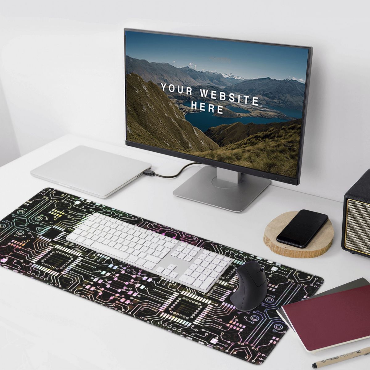Mouse Pad Grande de Placa de C - Office Table Accessories Unique avaliação e preço
