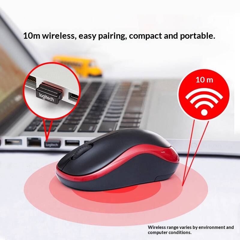Mouse Logitech M185 para Table - Logitech Tablet Accessories avaliação e preço