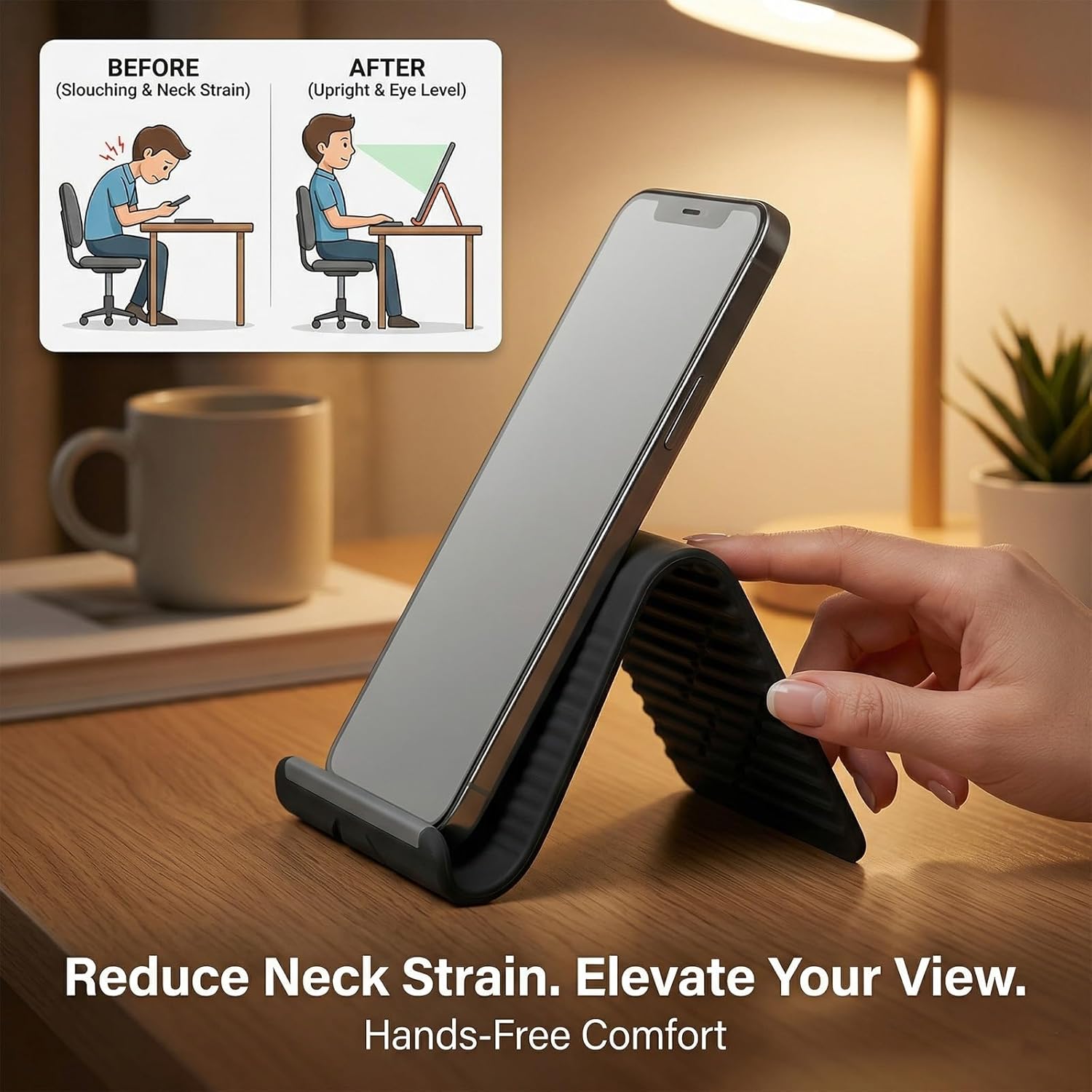 Suporte de Telefone de Silicon - Tablet Stand Adjustable avaliação e preço