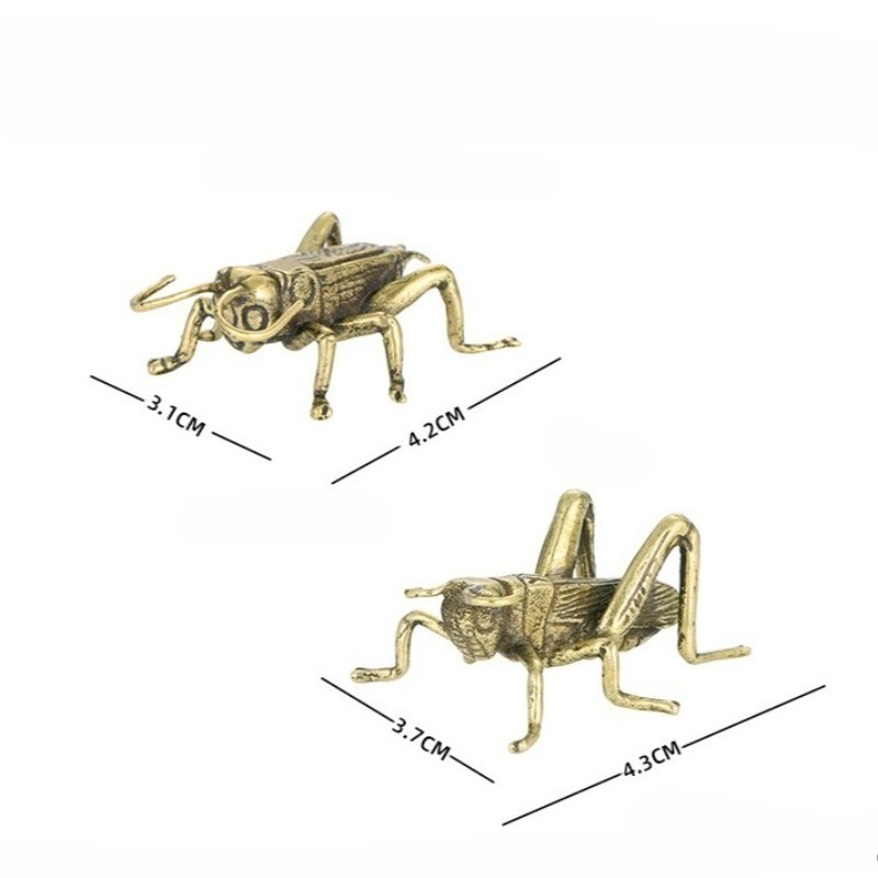 Criativo latão grilos ornament - Office Table Accessories Unique avaliação e preço
