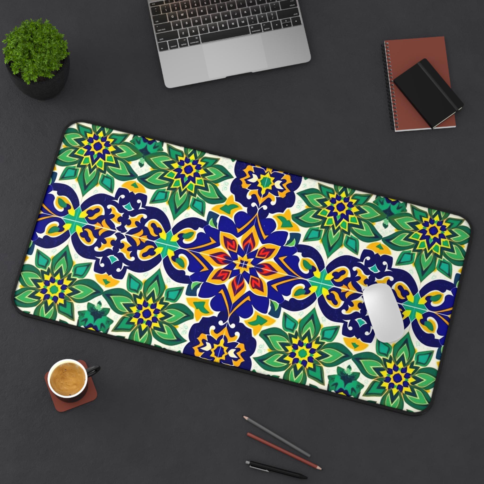 Tapete de mesa floral colorido - Office Table Accessories Unique avaliação e preço