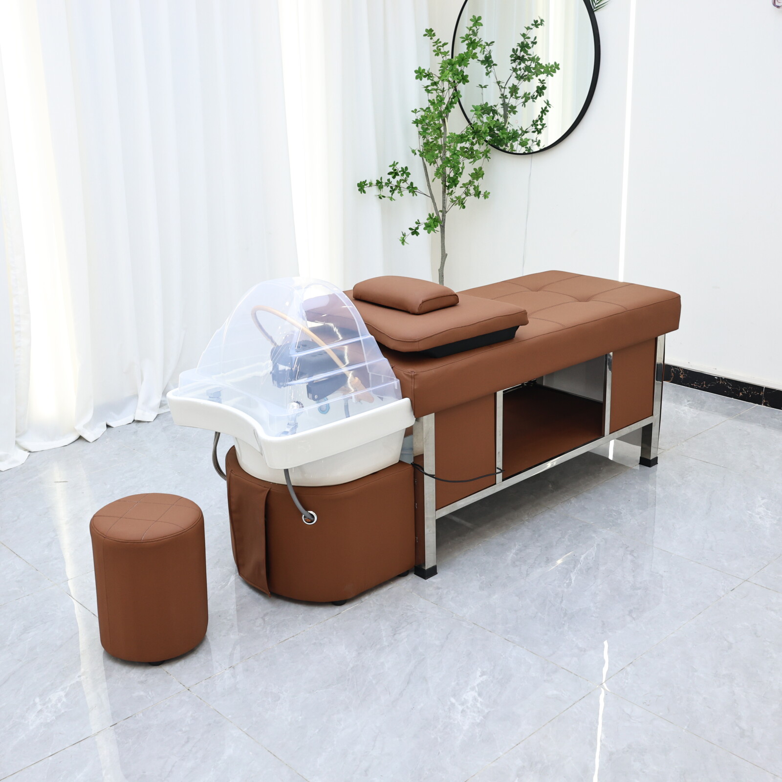 Cabeça spa massagem shampoo ca - Massage Table Accessories Uk avaliação e preço